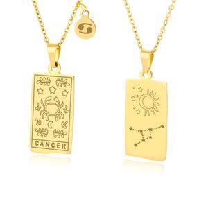 Cancer Zodiac Necklace
